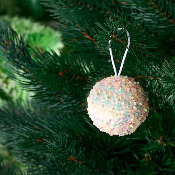 Шарик новогодний 0222 80 мм