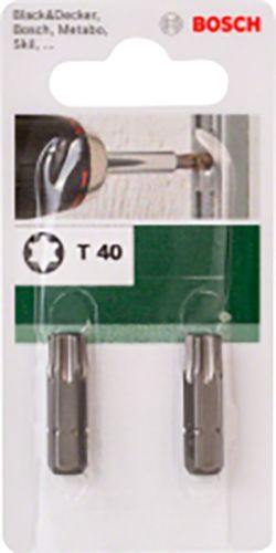 Бита Bosch 2609255938 TORX T40 25 мм 2 шт.