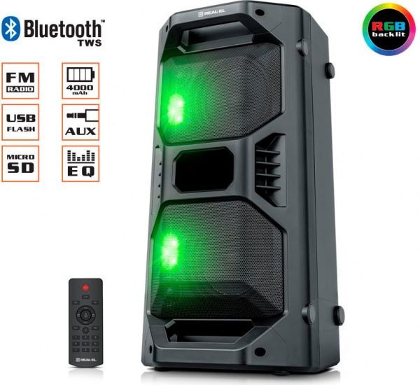 Акустична система Real-el X-757 2.0 black 