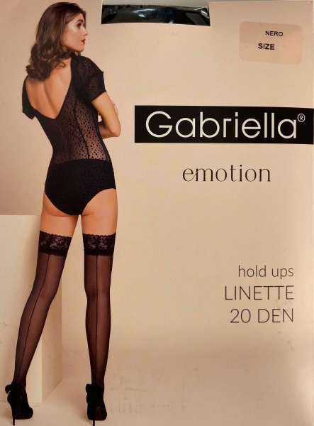 Чулки Gabriella 203 Calze Linette 20 den р. 3/4 nero
