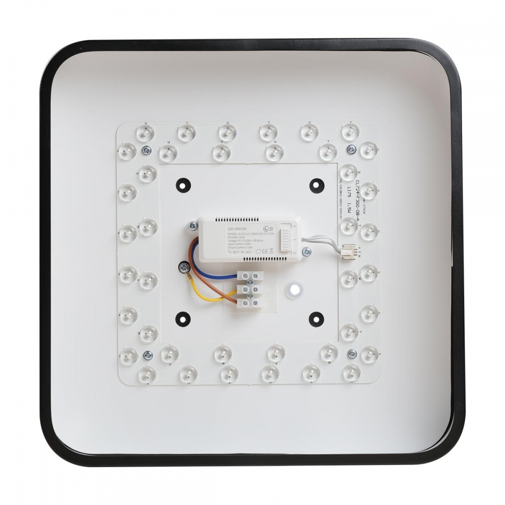 Світильник стельовий LED CONCEPT AVOCA LC S3055 24 Вт чорний 2800/4000/6000 К