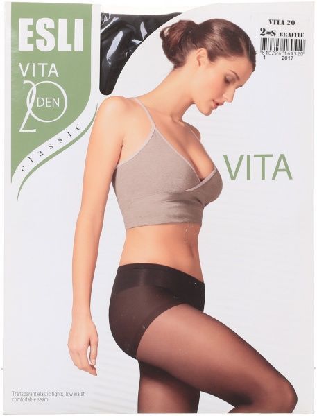 Колготки женские Conte Vita 20 den р. 2 графитовый 1 шт. 