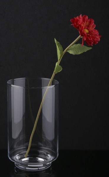 Ваза 15х25 см 17-8747A прозрачная Wrzesniak Glassworks