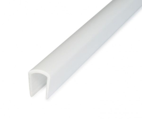 Профіль торцевий П-подбіний 8 мм 2 м білий