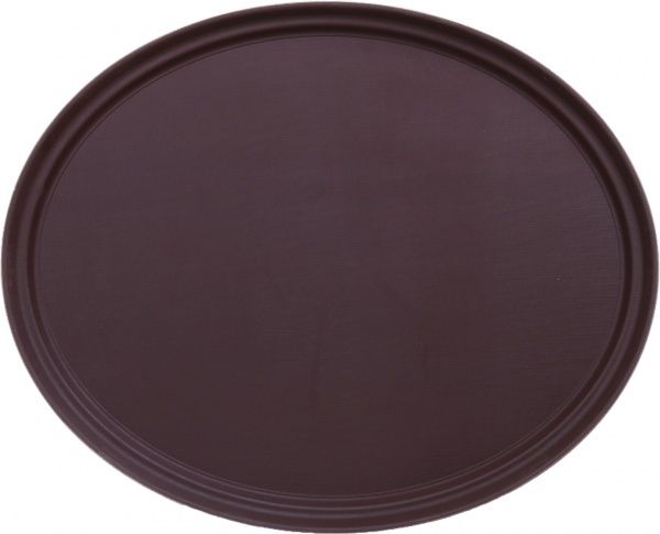 Поднос с антискользящим покрытием 56х68,5x2,8 см коричневый Origami Horeca