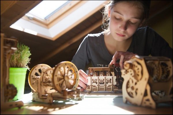 Деревянный 3D-конструктор UGEARS Счетчик