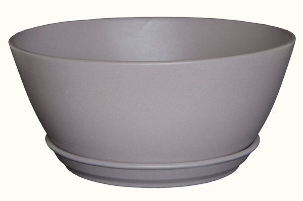 Горщик керамічний Оріана-Запоріжкераміка Бонсайниця Нова крошка круглий 3,5 л аметист 