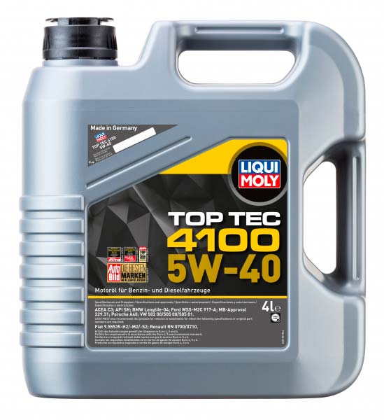 Моторне мастило Liqui Moly Top Tec 4100 5W-40 4 л (7547)