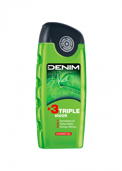 Гель для душу Denim Musk Потрійна сила 400 мл