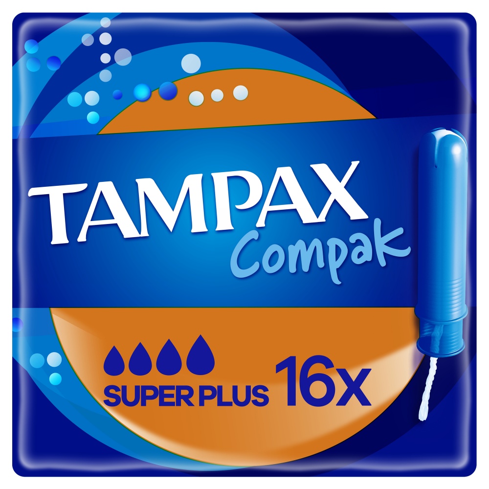 Тампони Tampax Compak Super Plus з аплікатором 16 шт