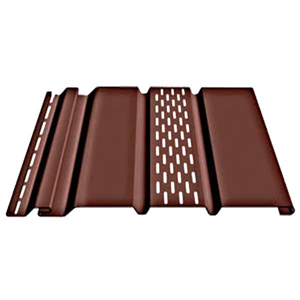 Панель софит Docke 3.05x0.305 м шоколад перфорированная