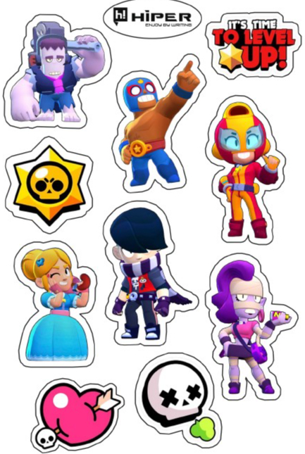 Наклейки Hiper 3D-серія «Ігри та розваги» в асортименті 3DH4