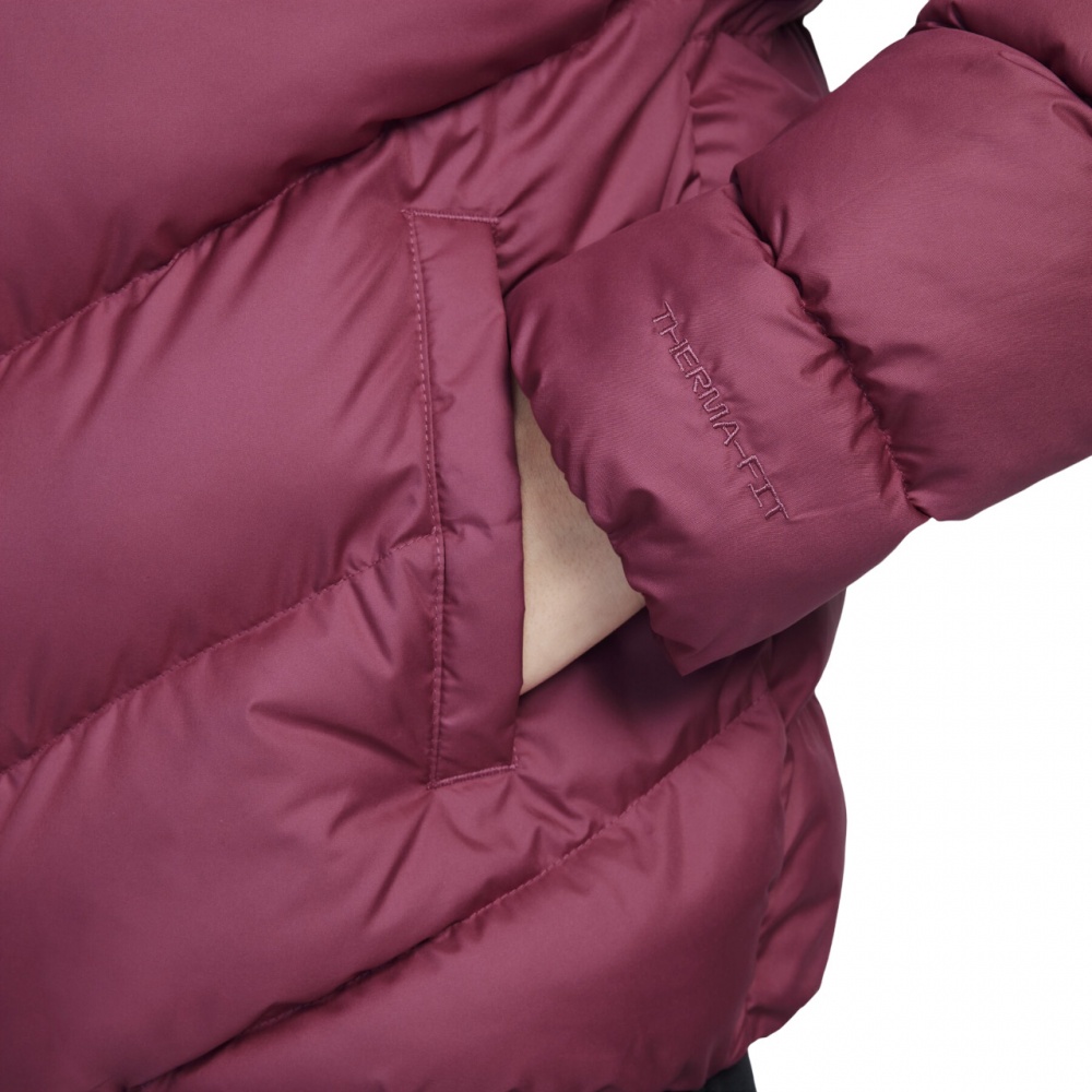 Пуховик детский зимний Nike K NSW TF ADP Puffer Colorblock IB6164-634 р.XL розовый