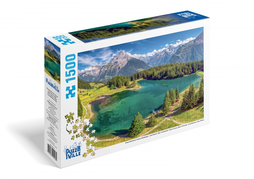 Пазл PUZZLEVILLE Озеро Валензее, Альпы, Швейцария 1500 элементов PZL1500_8