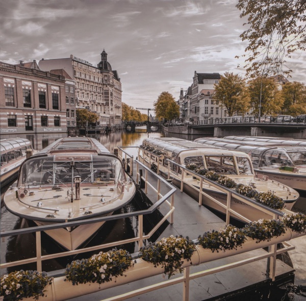 Репродукція Місто AF Amsterdam 365XC01 80x80 см 