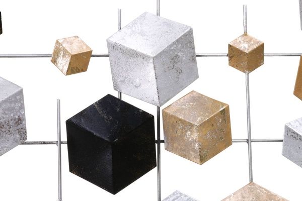 Декор настенный Chocolate 91x50 см черный/золото 