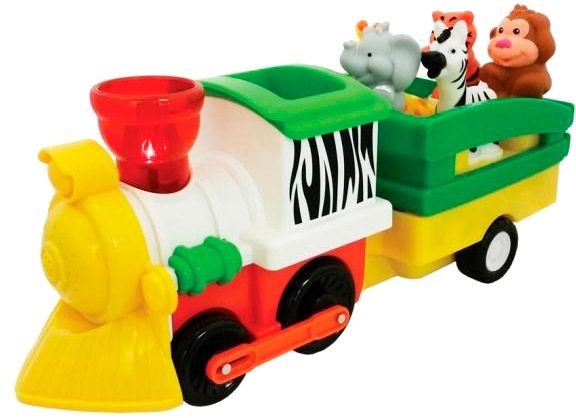 Игровой набор Kiddieland Паровоз Лимпопо со звуковыми и световым эффектами