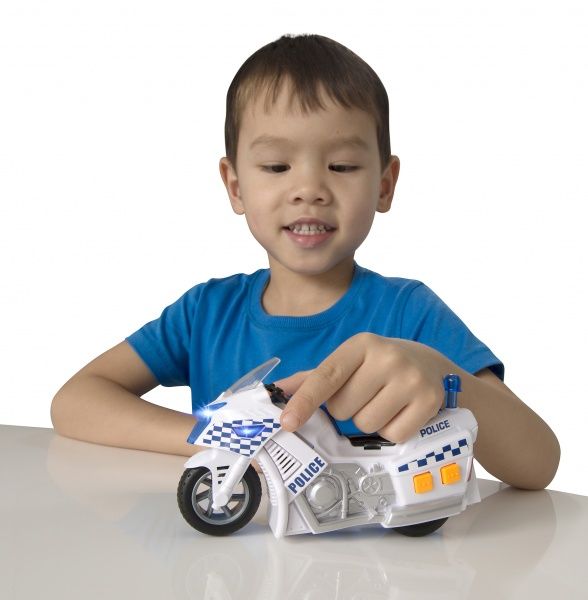 Іграшка Teamsterz Поліцейський мотоцикл 15 см 1416563