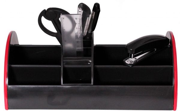 Набор настольный 9 предметов черно-красный 7018В SCHOLZ