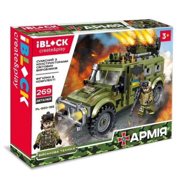 Конструктор Iblock Військова техніка PL-920-166
