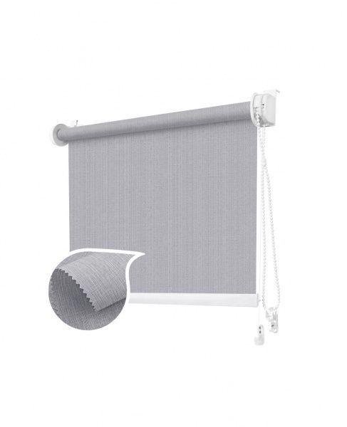 Ролета міні Rollotex струна Linen Look 4 68x215 см сіра 