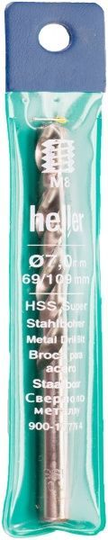 Сверло по металлу Heller HSS-Super 69x109 мм 7 мм 17776