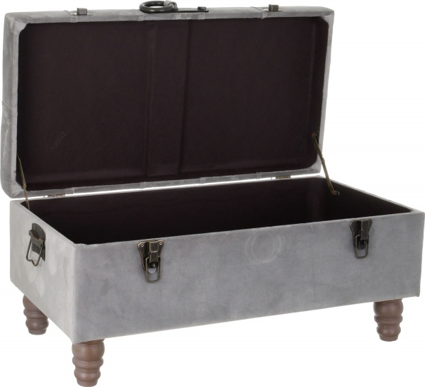 Скриня-пуф Shic S світло-сірий 71,5х37х36,5 см 