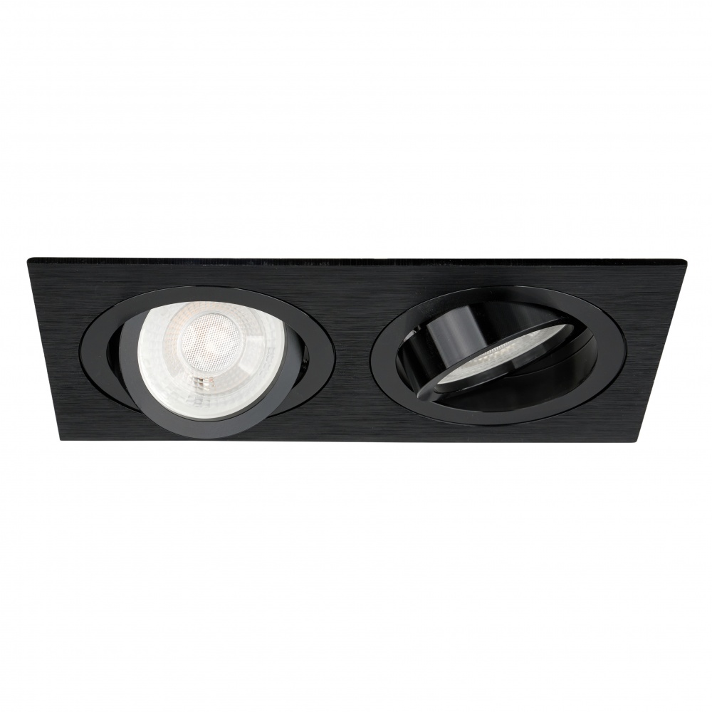 Світильник точковий Berger 40 Вт GU10 чорний 3024-DL-2 Black