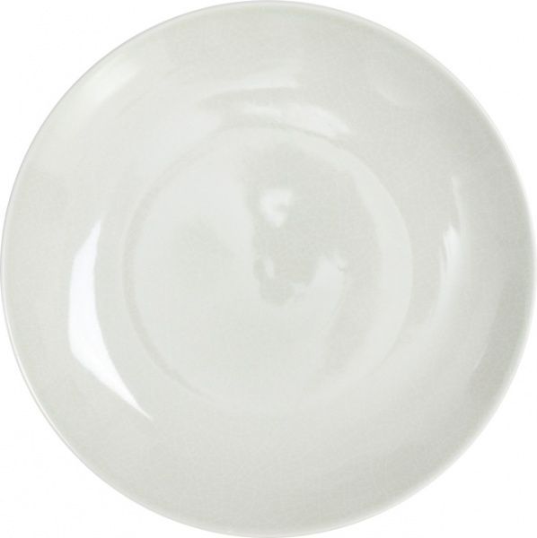 Тарілка обідня Crackle 21 см platinum grey Farn