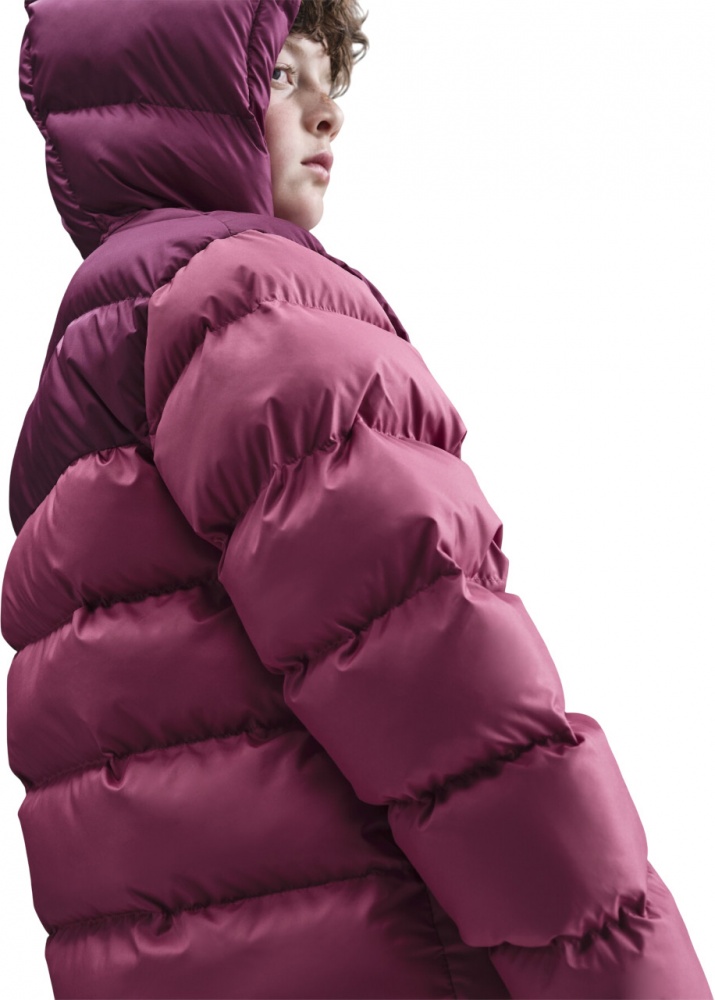 Пуховик дитячий зимовий Nike K NSW TF ADP Puffer Colorblock IB6164-634 р.M рожевий