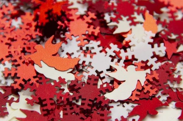 Декорация новогодняя Конфетти с хедером 200565 