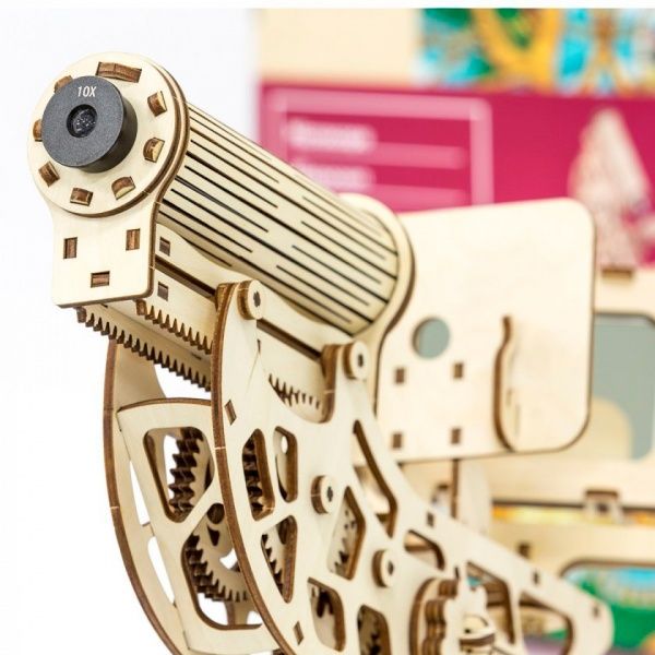 Конструктор деревянный Mr.Playwood Микроскоп