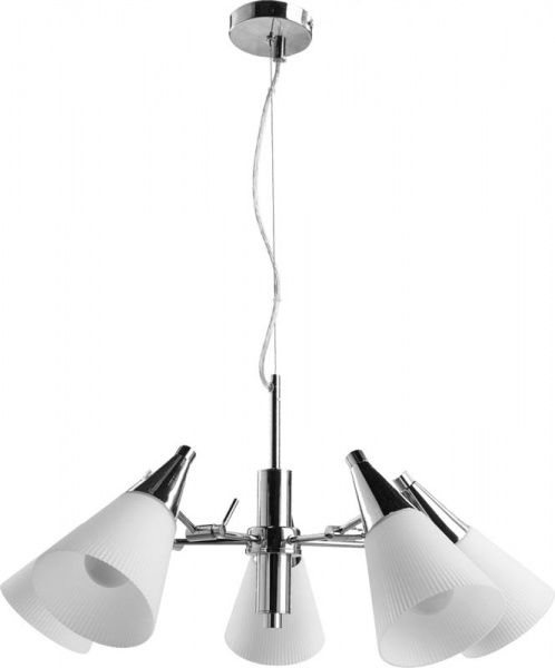 Люстра подвесная Arte Lamp BrooklynA9517LM-5CC 5x60 Вт E14 хром 