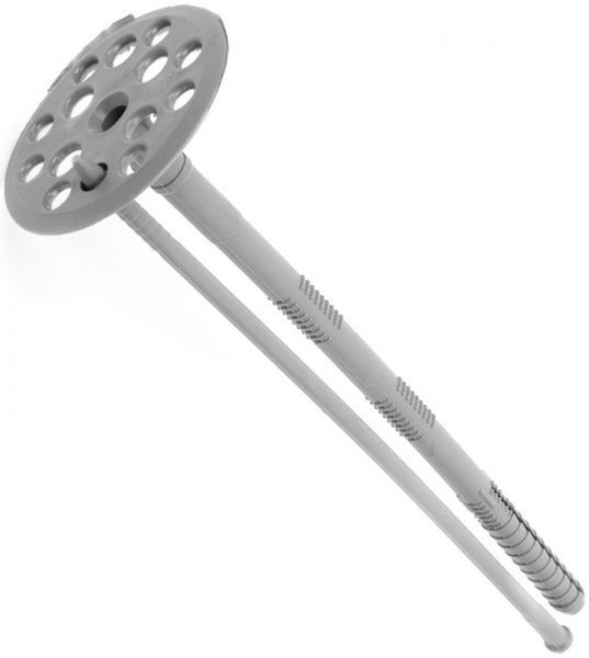 Дюбель для теплоизоляциидля пенопласта с пластиковым гвоздем 10x200 мм 50 шт.