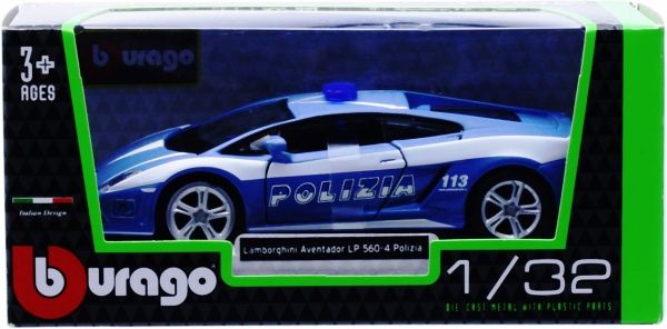 Автомодель Bburago 1:32 Lamborghini Gallardo LP560 Polizia голубой 18-43025