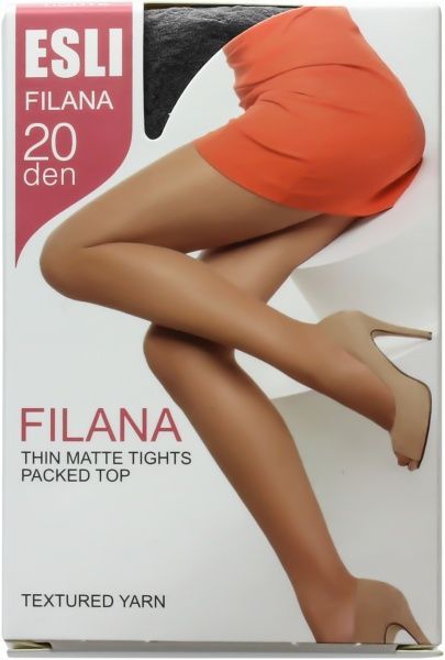 Колготки Conte ESLI FILANA 20 den Nero р. 4 светло-коричневый 