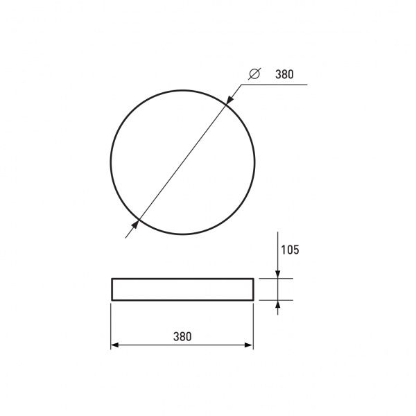 Светильник светодиодный Eurolamp Deco Plain 50 Вт белый 4000 К LED-NLR-50W-T11 