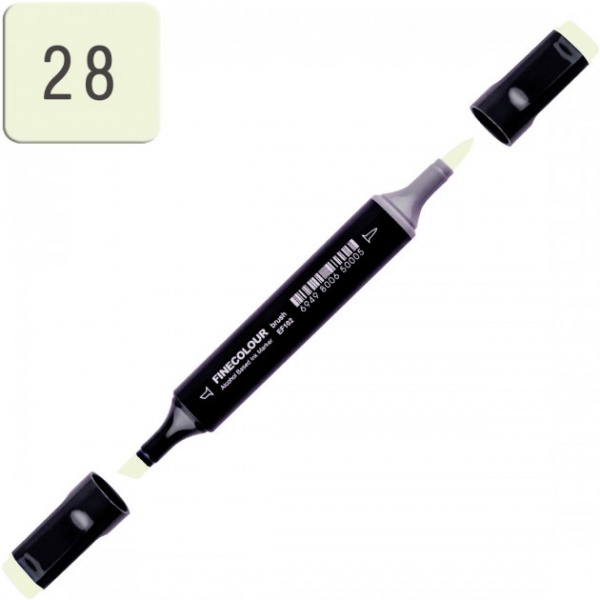 Маркер спиртовой FINECOLOUR EF102-28N прессованный лист 