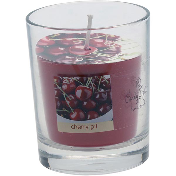 Арома-свічка AG у склянці вишнева кісточка 80 мм