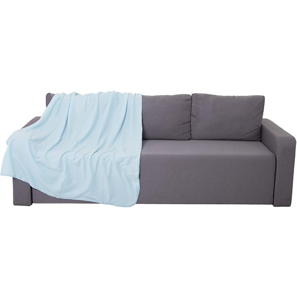 Плед флісовий Underprice блакитний 130x170 см