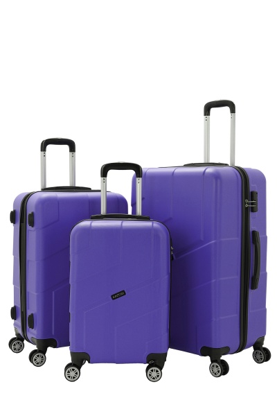 Чемодан 42 л фиолетовый MCS V358 на 4 колесах S 20