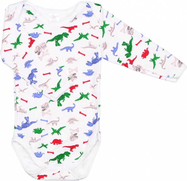 Боді для хлопчика Моя планета Динозаври Б305-1 р.68 різнокольоровий 