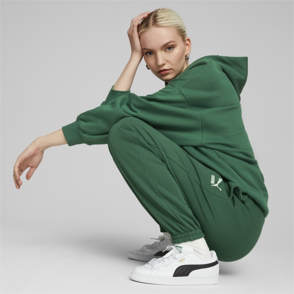 Штани Puma CLASSICS SWEATPANTS TR 53568537 р. XS зелений