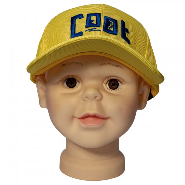 Кепка для девочек Devilon 3-8 лет р.48-54 желтый 518813 