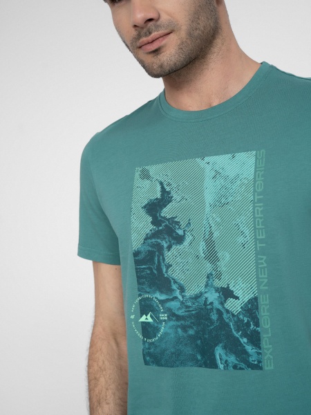 Футболка 4F 4FSS23TTSHM485-34S р.XL голубой