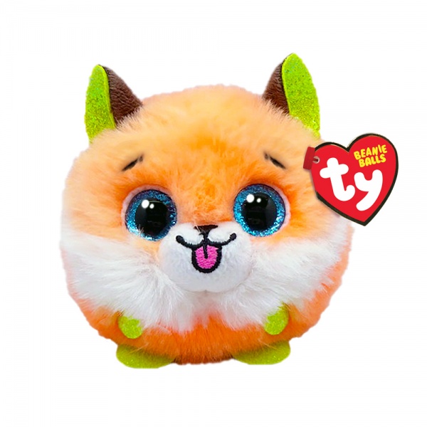 Мягкая игрушка TY PUFFIES Лисичка FOX 10 см разноцветный 42542