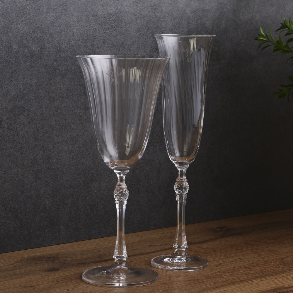 Набір бокалів для шампанського Bohemia Parus 190 мл 6 шт.