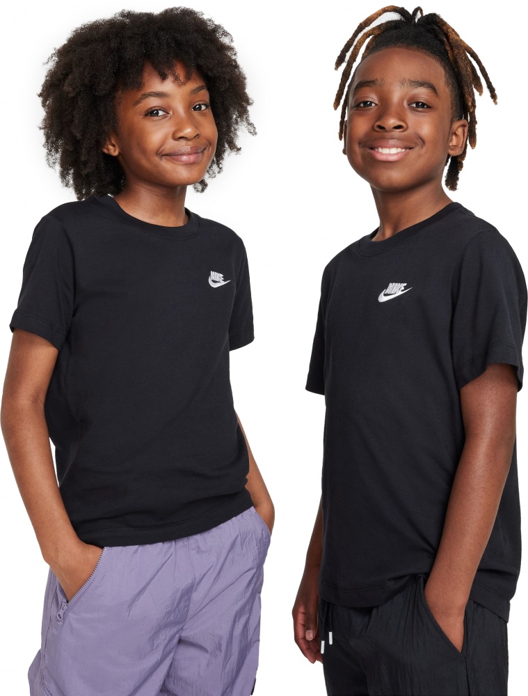 Футболка Nike K NSTEE EMB FUTURA LBR FZ5177-010 р.S чорний