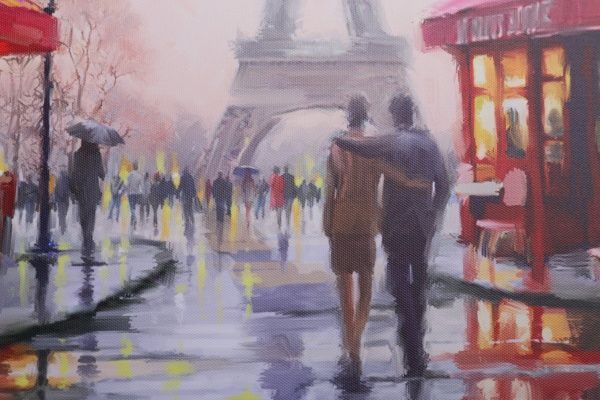 Картина Пара в Париже 60x80 см Styler 