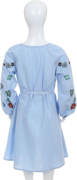 Платье Эдельвика 152 голубой 167-19/00 